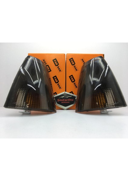 Farsan Tofaş Füme Sinyal Lambası Sağ Sol Takım 2 Adet Siyah