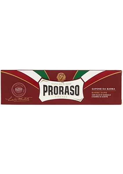 Proraso Red Sandal Ağacı Özlü Tıraş Sabunu, 150 ml