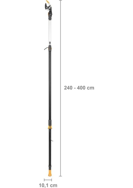 Zürafa Kesme Seti, Bypass Teleskopik Kesme Zürafası, Çelik Bıçak/alüminyum Sap, 2,4-4 M, UPX86 ve Adaptörlü Ağaç Testeresi, Sertleştirilmiş Çelik, 46 Cm, 1023634 fiyatları