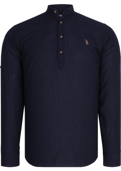 Üçlü Set G783 Dewberry Hakim Yaka Gömlek-Siyah-Beyaz-Lacivert fırsatları