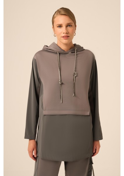 Bayan Scuba Spandex Takım Gri 31258 fiyatları