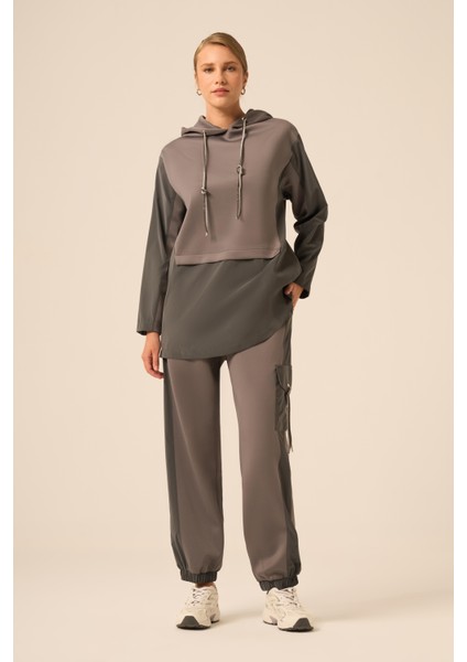 Bayan Scuba Spandex Takım Gri 31258 indirimleri