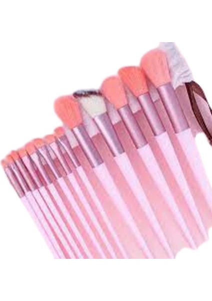 13’lü Pembe Profesyonel Makyaj Fırça Seti – Yumuşak Kıllı, Dayanıklı Saplı, Kusursuz Fondöten, Allık, Far ve Aydınlatıcı Uygulama Için Makyaj Seti