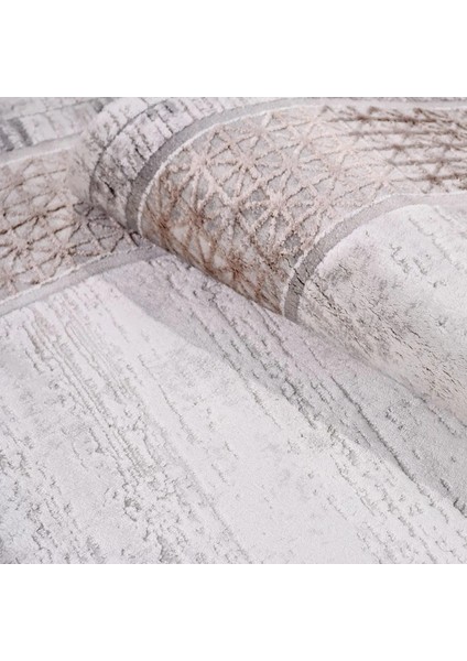 Robledo Çerçeveli Gri Akrilik Makine Halısı indirimleri