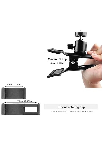 Guitar Bass Ukulele Headstock Cell Phone Holder, Metal Guitar Bass Phone Holder Live Broadcast Bracket Ukulele Headstock Phone Clip For Close Up Home Music Recording fırsatları