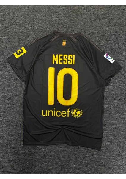 Messi 10 Barça 2011 Sezon Nostalji Siyah Forması