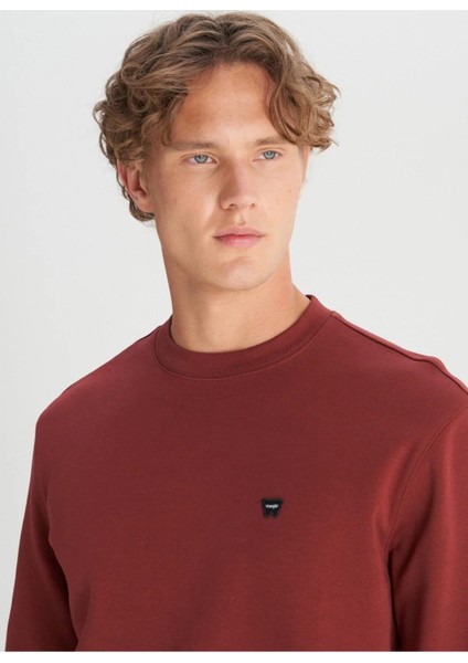 Erkek Patch Logo Erkek Sweatshirt W2520255169 fırsatları