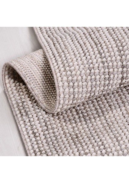 Sienes Bukle Modern Gri Polyester Kaydırmaz Tabanlı Makine Halısı indirimleri