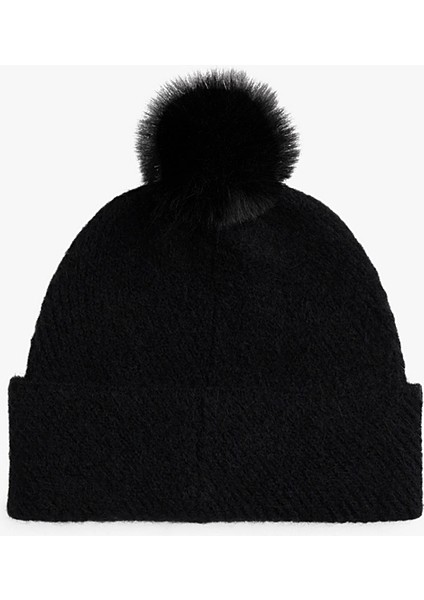 Th Ponponlu Kadın Siyah Bere AW0AW18178BDS fiyatları