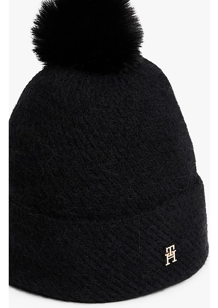 Th Ponponlu Kadın Siyah Bere AW0AW18178BDS modelleri