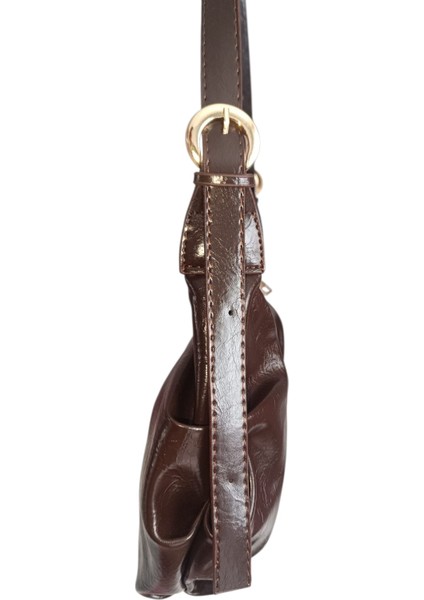 Büzgülü Acı Kahve El ve Omuz Çantası modelleri