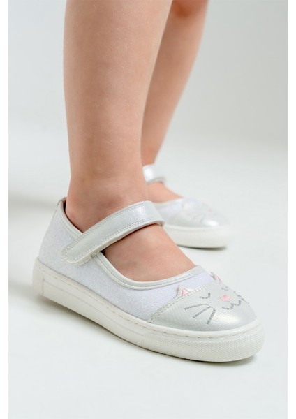 Kız Çocuk Sedef Kedili Günlük Babet