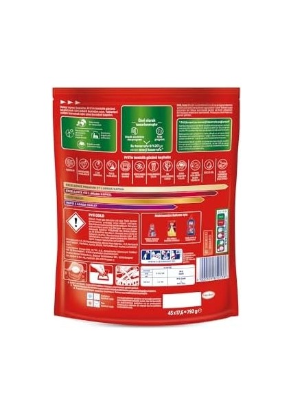 Pril Hepsi Bir Arada Extra Tablet Bulaşık Deterjanı 45 Yıkama 1 x 45 Tablet modelleri