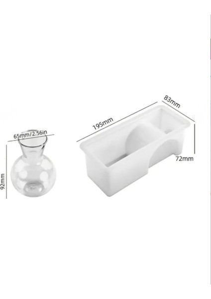 Akrilik Vazo Hediyeli Modern Tasarım Vazo Tutucu Silikon Kalıbı Dayanıklı Sağlam Epoksi Reçine Beton fiyatları