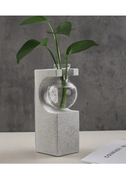 Akrilik Vazo Hediyeli Modern Tasarım Vazo Tutucu Silikon Kalıbı Dayanıklı Sağlam Epoksi Reçine Beton modelleri