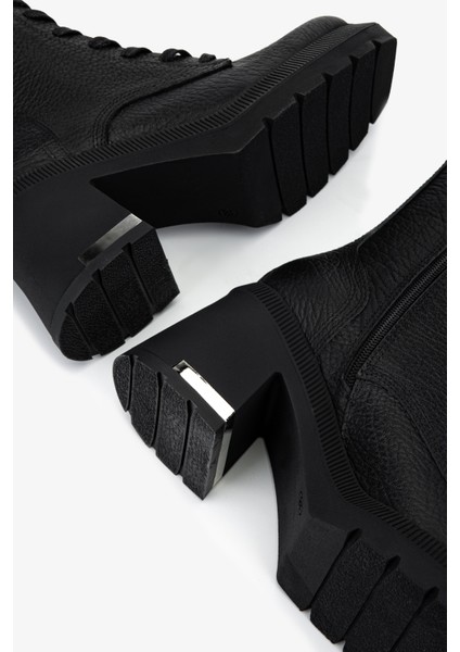 Kadın Hakiki Deri Siyah Floter Topuklu Bot 566 6292 Bn Bot SK25-26 Sıyah Fltr indirimleri