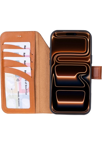 iPhone 17 Pro Max Uyumlu Hakiki Deri Magsafe ve Rfıd Koruma Özellikli Çıkarılabilir Cüzdanlı Kılıf fırsatları
