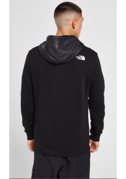 Tape Oh Hood Hoodıe Siyah Sweatshirt