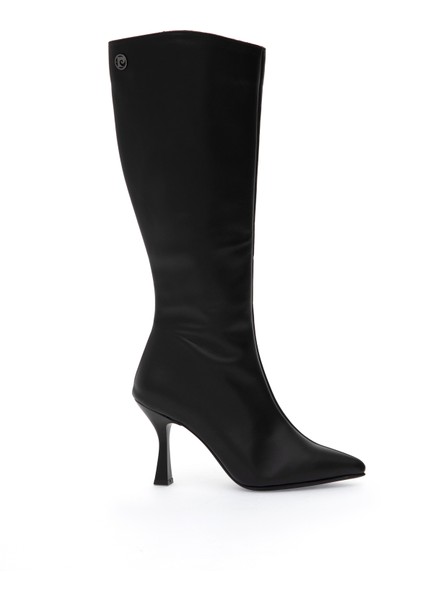 Kadın Siyah Topuklu Çizme 50314213-VR046 fiyatları