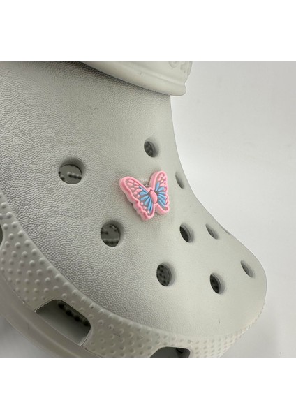 Terlik Süsü ve Aksesuarı , Çanta Süsü – Jibbitz 3D Küçük Boy Desenli Kelebek Figür Logo Aksesuar fiyatları