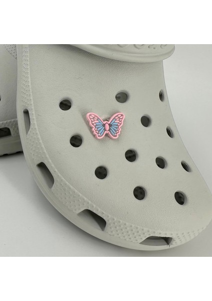 Terlik Süsü ve Aksesuarı , Çanta Süsü – Jibbitz 3D Küçük Boy Desenli Kelebek Figür Logo Aksesuar modelleri