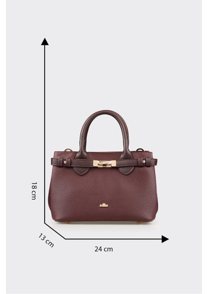 Bordo Kadın Küçük El Çantası indirimleri