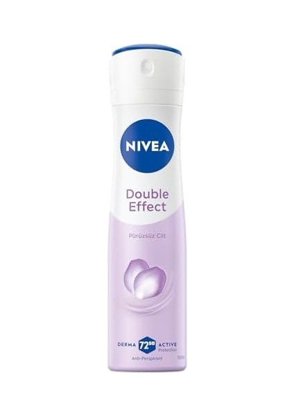 Nıvea Kadın Sprey Deodorant Double Effect 150ML, 72 Saat Anti-Perspirant Koruma, Alkolsüz, Pürüzsüz Cilt, Doğal Avokado Özleri fiyatları