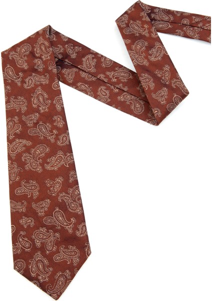 Erkek Kiremit %100 Ipek Kravat 50317371-VR031