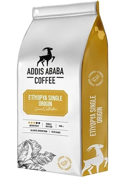 Addis Ababa Etiyopya Single Origin Filtre Kahve 1kg