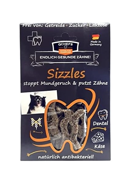Qchefs Sizzles | Diş Bakımı | Tartar Giderici | Küçük | Orta ve Büyük ve Alerjisi Için | Ağız Kokusu ve Diş Iltihabı Tedavisi | Sizzles | Sizzles | Sizzles | Anti-Bakteriyel