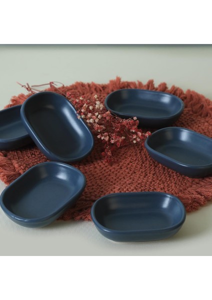 Mat Mavi Noyan Çerezlik 11 cm 6 Adet 399