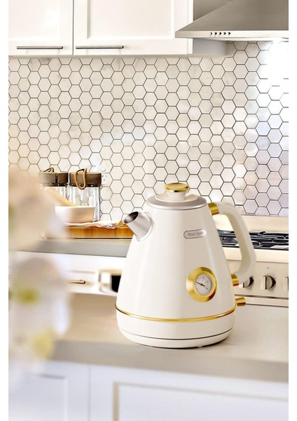 Sedef Beyazı Retro Paslanmaz Çelik Su Isıtıcı fırsatları