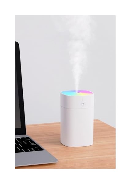 400 ml Ultrasonik Hava Nemlendirici Ortam Nemlendirici Işıklı Hava Nemlendirici Buharlı Nemlendirici Buhar Makinesi ve Aroma Difüzörü H2O Nemlendirici Oda Nemlendirici Hava Temizleyici (Beyaz) fiyatları