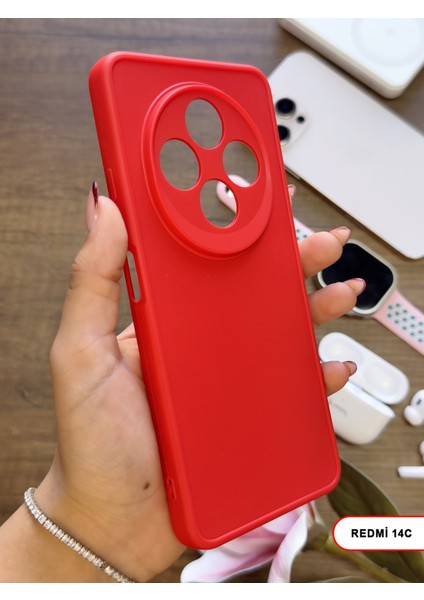 Redmi 14C Uyumlu Kamera Korumalı Darbeye Dayanıklı Renk Atmayan Keep Silikon Kılıf
