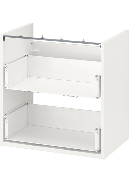Enhet Lavabo Alt Dolabı Iskeleti Beyaz 60 x 40 x 60 cm Çekmeceli