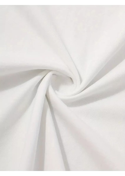 20/1 Penye Compack Sarj %1 Baskılı Oversize Bisiklet Yaka Kısa Kol Yazlık T-Shirt - Beyaz fırsatları