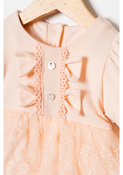 Kız Bebek Mevlütlük Elbise Bandanalı Dantelli fiyatları