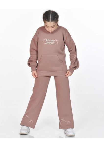 Fionna Kız Çocuk Takım Kahverengi modelleri