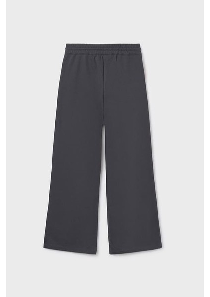 Kız Çocuk Bol Paça Dikiş Detaylı Eşofman Altı - Antrasit fiyatları