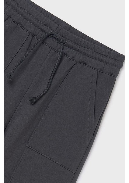 Kız Çocuk Bol Paça Dikiş Detaylı Eşofman Altı - Antrasit modelleri