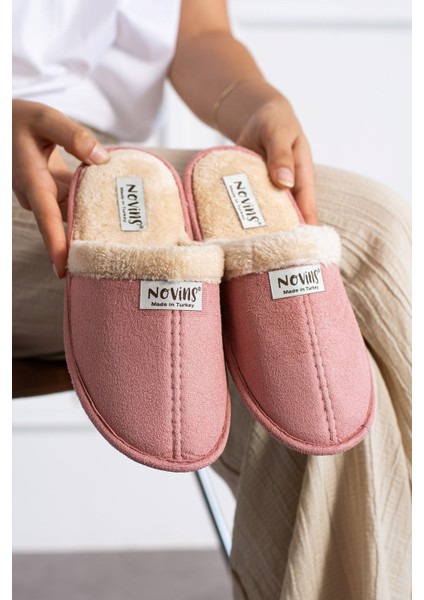 Unisex Kadın Erkek Kombin Rahat Taban Pofuduk Sıcak Astarlı Kürklü Çeyiz Bohça Ev Terliği fiyatları