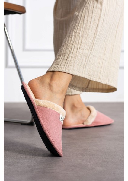 Unisex Kadın Erkek Kombin Rahat Taban Pofuduk Sıcak Astarlı Kürklü Çeyiz Bohça Ev Terliği fırsatları