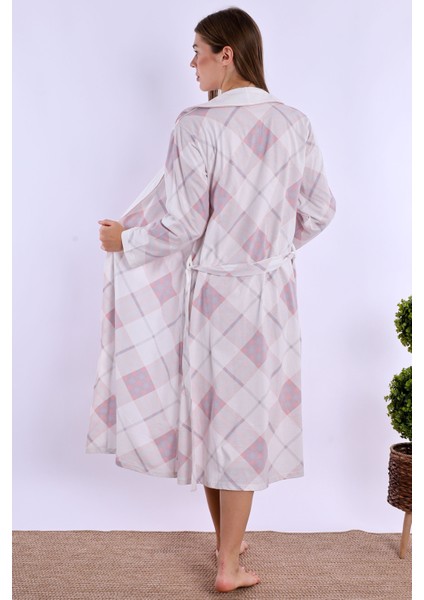 Pudra %100 Pamuk Sabahlıklı Hamile Lohusa Gecelik Takım modelleri