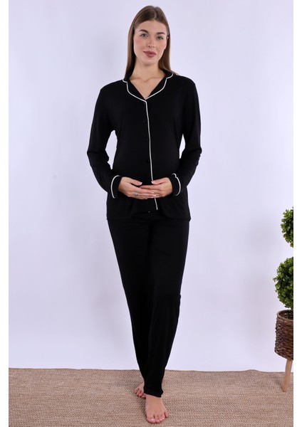 Siyah Hamile Lohusa Pijama Takımı indirimleri