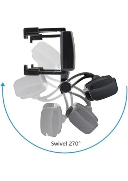 Dikiz Aynası Telefon Tutucu Araç Iç Dikiz Ayna Navigasyon Tutacak, Siyah indirimleri