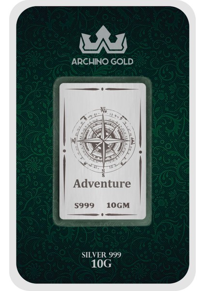 Yolculuğun ve Keşfin Simgesi Olan Pusula Temalı Hediyeye Özel 10 Gram 999 Ayar Gümüş KÜLÇESI-713 fiyatları