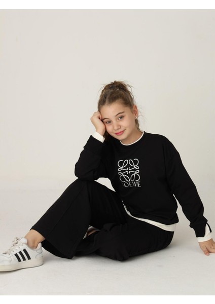 Loewe Kız Çocuk Eşofman Takımı Siyah