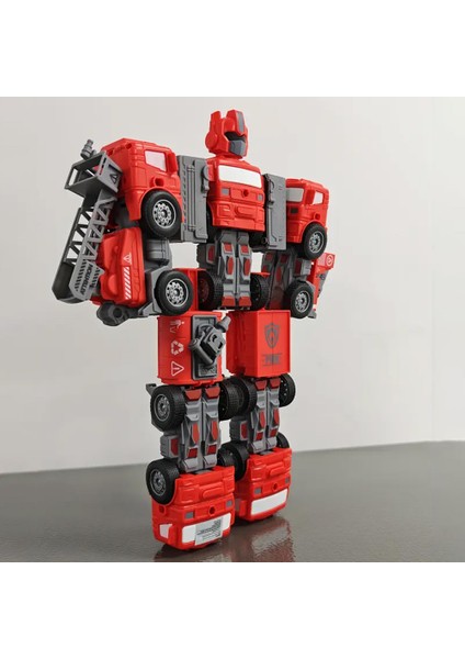 5in1 Dönüşebilen Robot ve Itfaiye Araçları Serisi