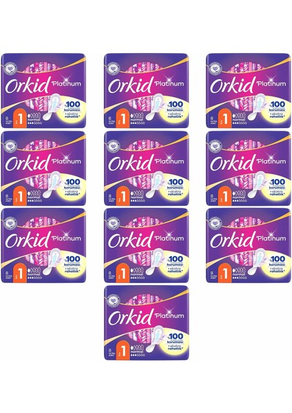 Orkid Platinum Anne Kız Hijyenik Ped Paketi Normal 80 Adet modelleri