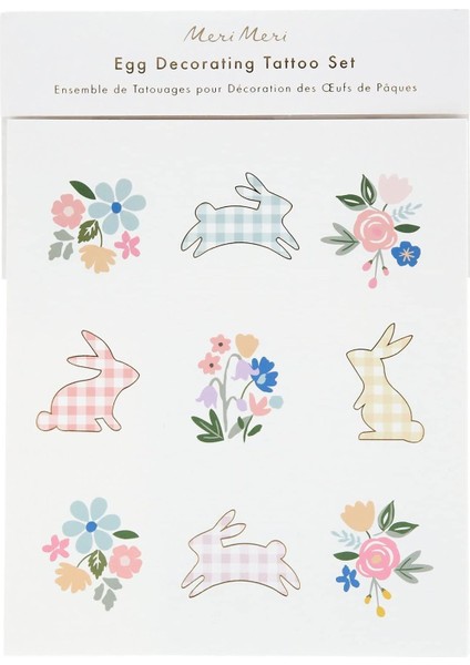 Meri Meri Yumarta Dekor Kiti 27 Tattoo modelleri